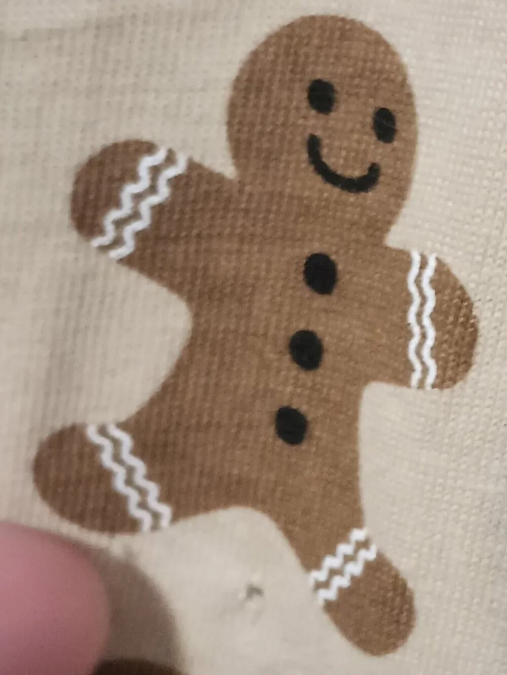 EUC ~ Vibrant Life Gingerbread Man Dog Pajamas, XL - Beige